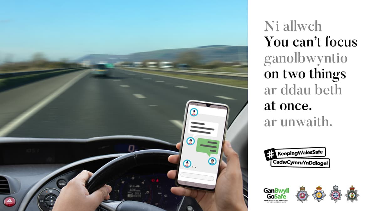 Motorists urged to toe the line by putting down phone while driving ...