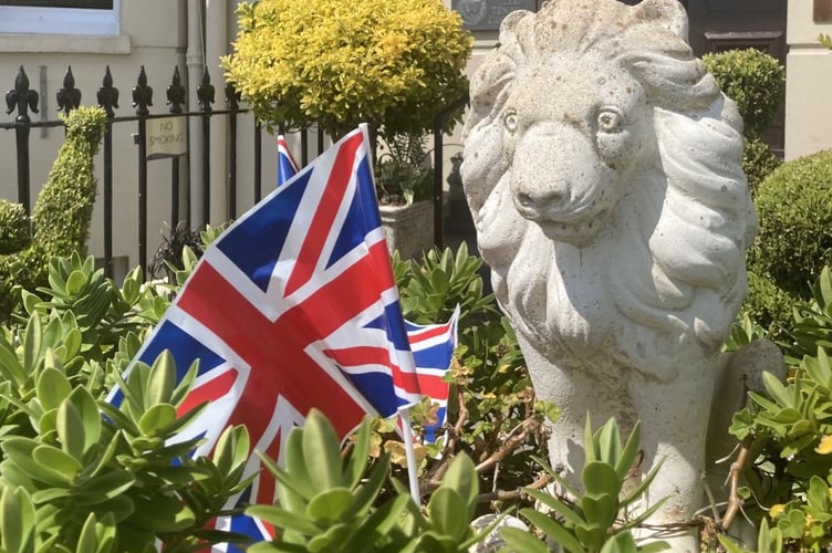 Union Jack flag in Tenby