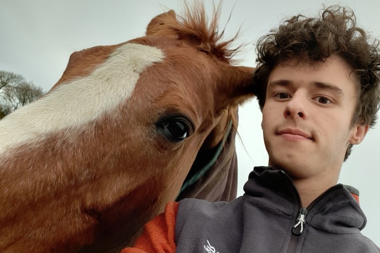 Young carer Noah Pooley, from Pembroke