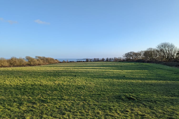 Brynhir field in Tenby