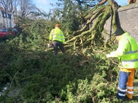 Council staff and contractors thanked for efforts over stormy weekend