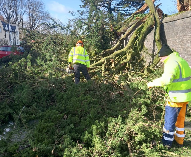 Council staff and contractors thanked for efforts over stormy weekend