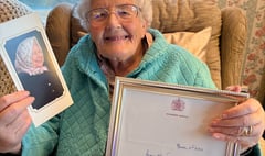 Queen’s greetings for Lamphey resident
