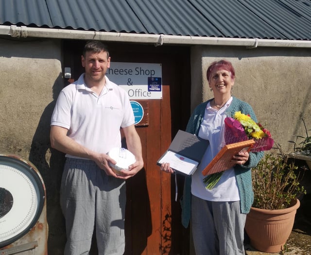 Pembrokeshire postmistress celebrates 30 years of stamps - and cheese!