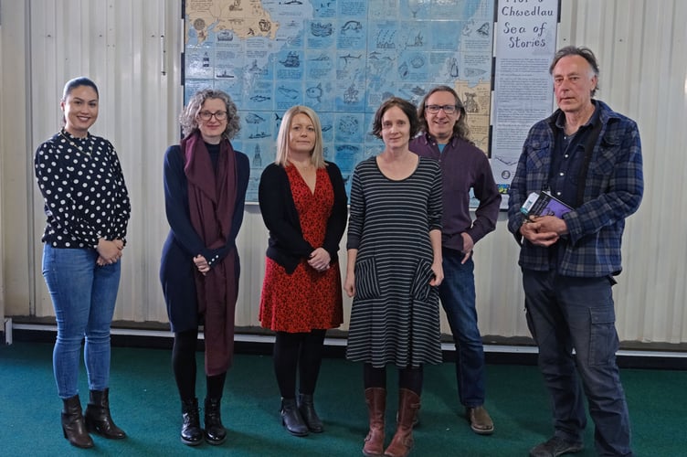 Sea of Stories unveiling at Pembroke Dock ferry terminal