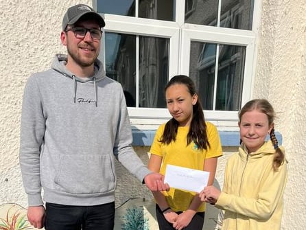 St Teilo’s School Tenby donation for Ukraine