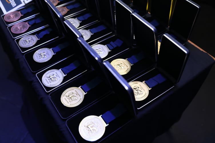 Pembrokeshire College Skills Competition Wales Medals.