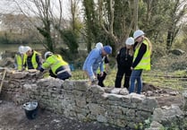Training future stone masons to restore Pembroke town walls