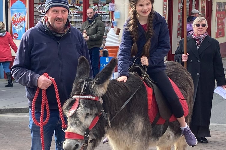 Palm Sunday procession in Tenby