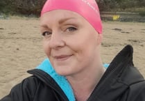 Katie’s cold water challenge raises funds for Cancer Research UK