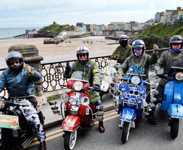 Seaside 'Scooter Rally' returns to Tenby