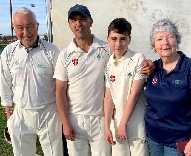 Multi generational match for Narberth Cricket Club