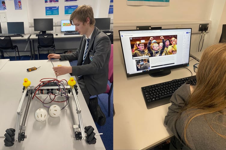 Tech team at Greenhill School build robots