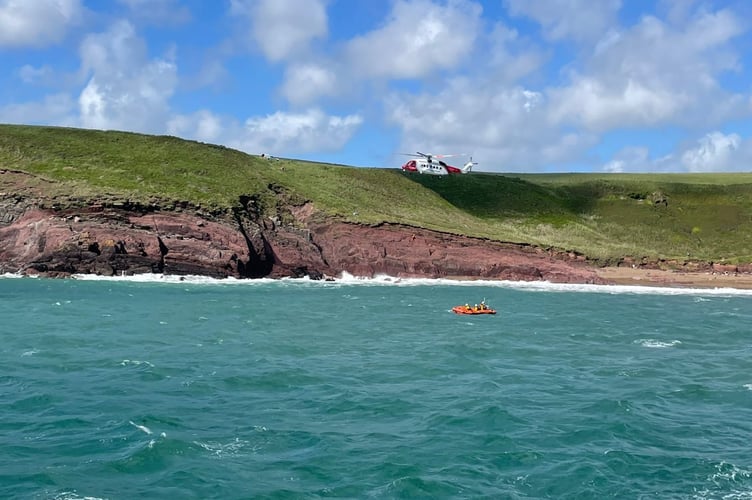 RNLI coastguard rescue