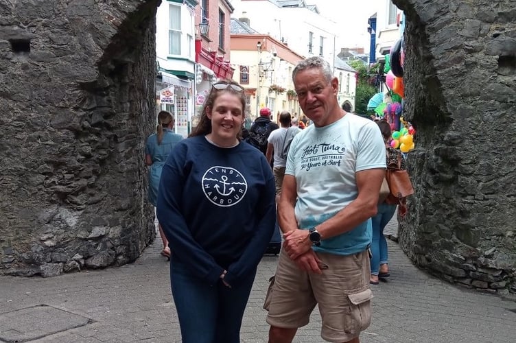 Charity walkers