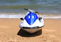 Tenby lifeboat crew tend to occupants thrown from a jetski