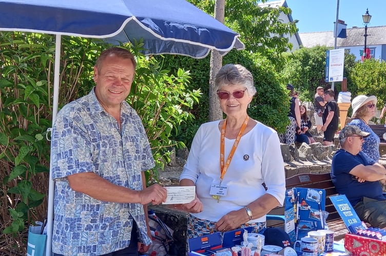 Rotary donation