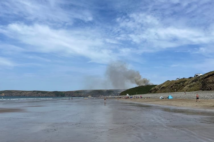 Newgale fire