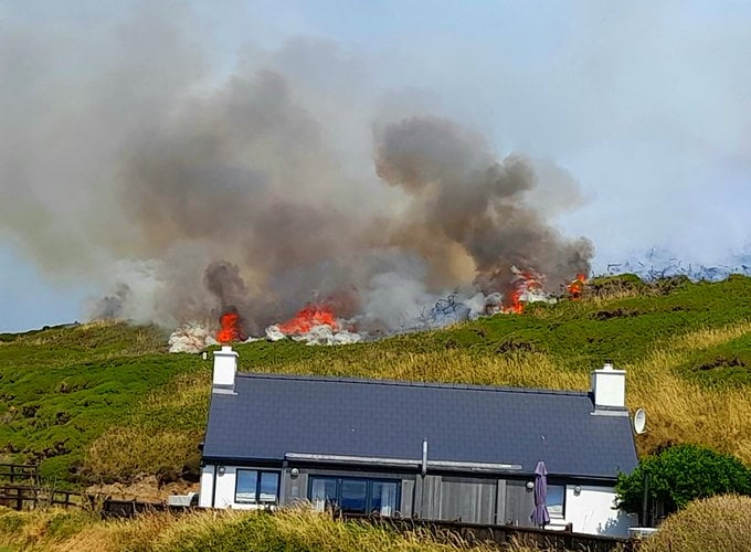 Newgale fire