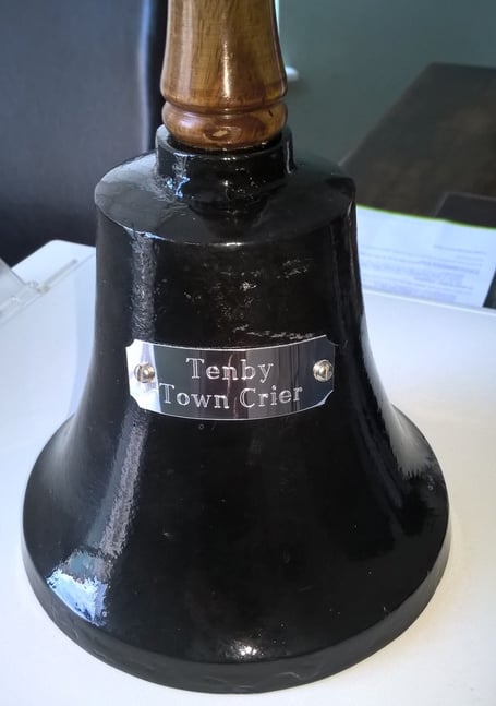 Tenby town crier bell