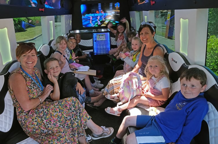 Neyland pupils ride in luxury