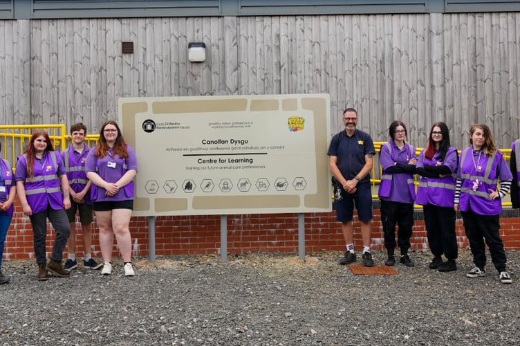 Folly Farm students