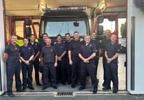 Colleagues wish firefighter farewell after 43 years