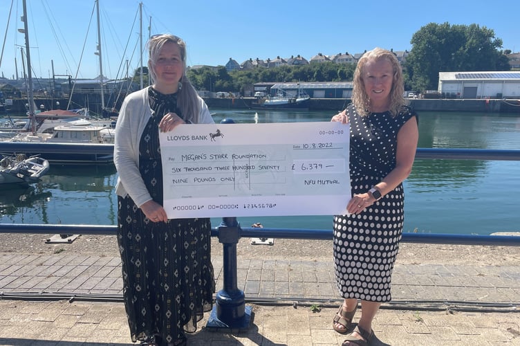 NFU Pembroke donation to Megan’s Starr Foundation