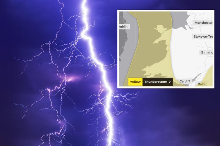 Weather warning thunder