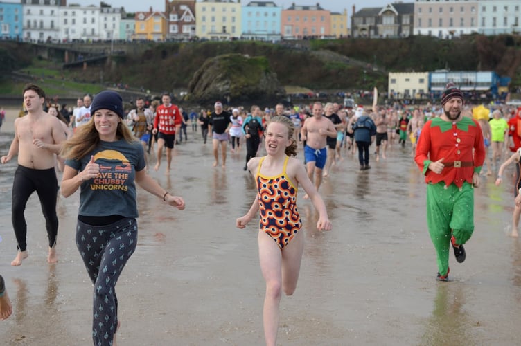 Tenby Boxing Day Swim
