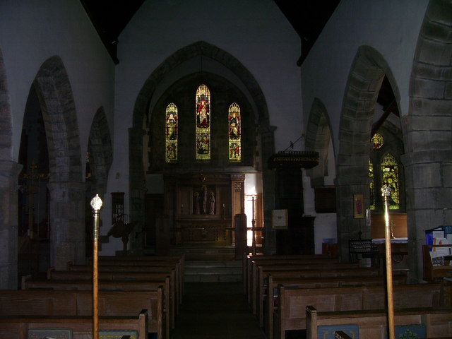 Interior of St Issells Church, Saundersfoot