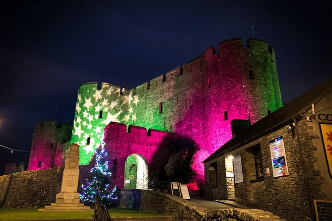 Pembroke Castle Christmas Market musicians revealed tenby today co uk