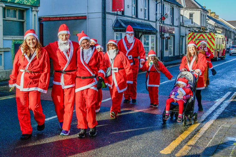 Whitland santa run