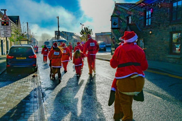 Whitland santa run