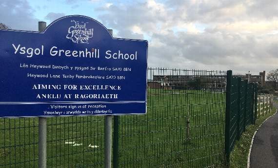 Tenby’s Ysgol Greenhill a ‘school to be proud of’