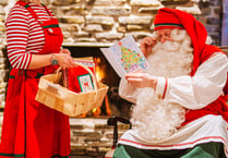 Santa Claus delivers first ever Christmas message to the world