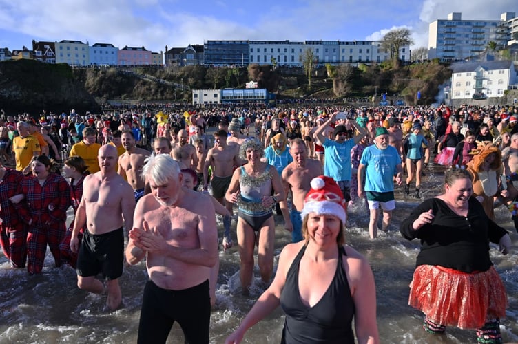 Boxing Day Swim Tenby