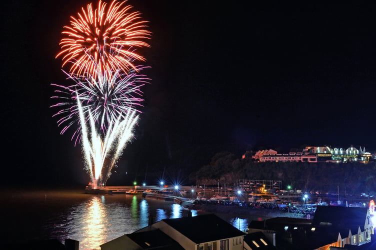 Saundersfoot fireworks