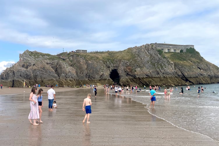 Castle Beach Tenby
