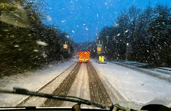 Icy road