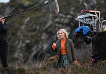 Doctor Who's new assistant is unveiled on filming shoot near Tenby