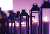 County Hall lit up in purple today to mark Holocaust Memorial Day