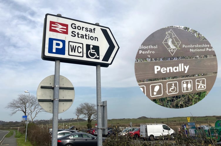 Penally car park