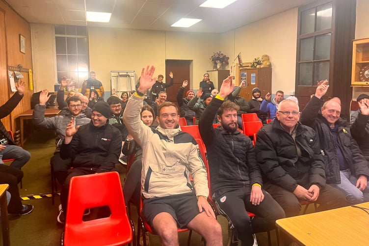 Crymych Arms Public meeting, December 2022