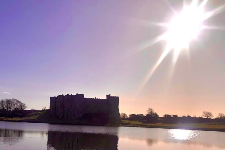 Sun at Carew