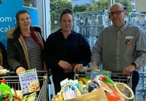 Co-op in Kilgetty donates to Tenby PATCH foodbank