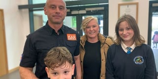 Emotional family reunion for Pembs firefighter tasked to Turkey