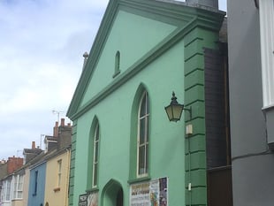 The Old Chapel, Tenby - coffee, books, food bank and community fridge