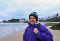 Tenby Mayor's 'cold water challenge' for cancer charity gets underway