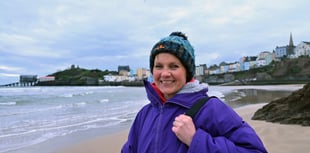 Tenby Mayor's 'cold water challenge' for cancer charity gets underway